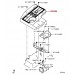 UPPER ENGINE COVER FOR A MITSUBISHI V88W - 3200D-TURBO/SHORT WAGON<07M-> - GLX(NSS4/EURO4,5/DPF),S5FA/T RHD / 2006-09-01 -> - UPPER ENGINE COVER