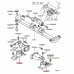 CROSSMEMBER ENGINE MOUNTING CUSHION FOR A MITSUBISHI H77W - 2000/LONG(4WD)<01M-> - GLX(MPI),5FM/T RHD / 1998-11-01 - 2005-03-31 - 