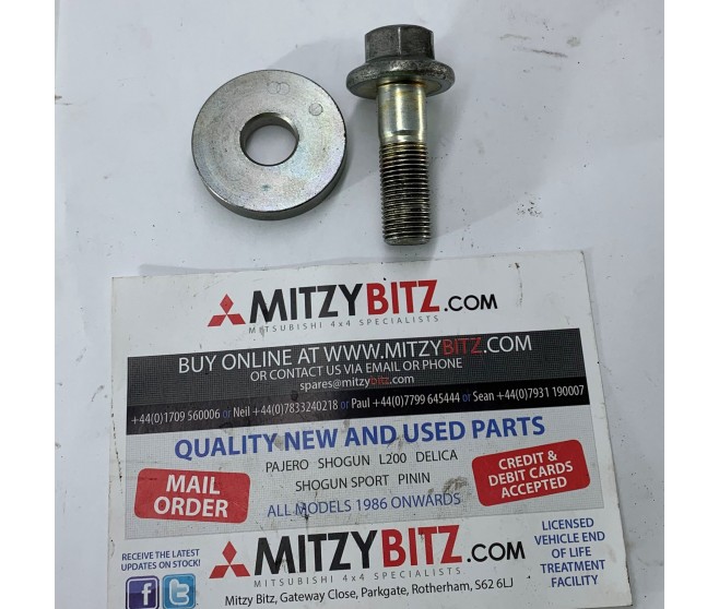CRANKSHAFT PULLEY BOLT AND WASHER FOR A MITSUBISHI GF0# - CRANKSHAFT PULLEY BOLT AND WASHER