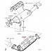 CATALYTIC CONVERTER FOR A MITSUBISHI V80,90# - EXHAUST MANIFOLD