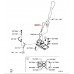 4WD GEARSHIFT LEVER KNOB FOR A MITSUBISHI KR0/KS0 - TRANSFER FLOOR SHIFT CONTROL