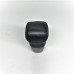 BLACK LEATHER GEAR SHIFT STICK LEVER KNOB FOR A MITSUBISHI PAJERO/MONTERO - V88W