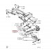 HUB AND TRAILING ARM REAR LEFT FOR A MITSUBISHI DELICA D:5 - CV5W
