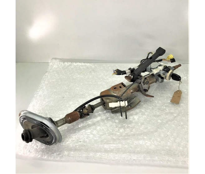 STEERING COLUMN WITH STEERING LOCK AND CYLINDER FOR A MITSUBISHI PAJERO/MONTERO - V87W