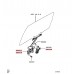 WINDOW REGULATOR AND MOTOR REAR RIGHT FOR A MITSUBISHI DELICA D:5/SPACE WAGON - CV5W