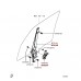 WINDOW REGULATOR AND MOTOR FRONT RIGHT FOR A MITSUBISHI V88W - 3200D-TURBO/SHORT WAGON<07M-> - GLX(NSS4/EURO4/OPEN TYPE DPF),S5FA/T LHD / 2006-09-01 -> - 