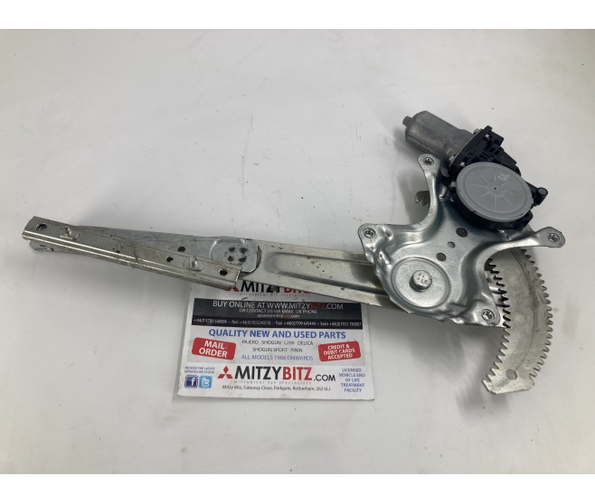 FRONT LEFT WINDOW REGULATOR AND MOTOR FOR A MITSUBISHI OUTLANDER PHEV - GG2W