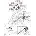 DOOR OUTSIDE HANDLE REAR RIGHT FOR A MITSUBISHI OUTLANDER - CW4W