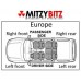 CHROME DOOR HANDLE REAR RIGHT FOR A MITSUBISHI KG,KH# - REAR DOOR LOCKING