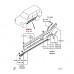 DOOR MOULDING FRONT LEFT FOR A MITSUBISHI GENERAL (EXPORT) - EXTERIOR