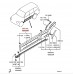 LOWER DOOR MOULDING FRONT RIGHT FOR A MITSUBISHI PAJERO - V93W