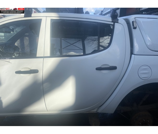 REAR LEFT WHITE BARE DOOR PANEL ONLY FOR A MITSUBISHI KA,B0# - REAR DOOR PANEL & GLASS
