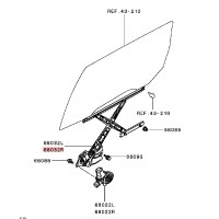 REAR RIGHT WINDOW REGULATOR