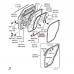 LEFT REAR DOOR BODY SEAL FOR A MITSUBISHI DOOR - 