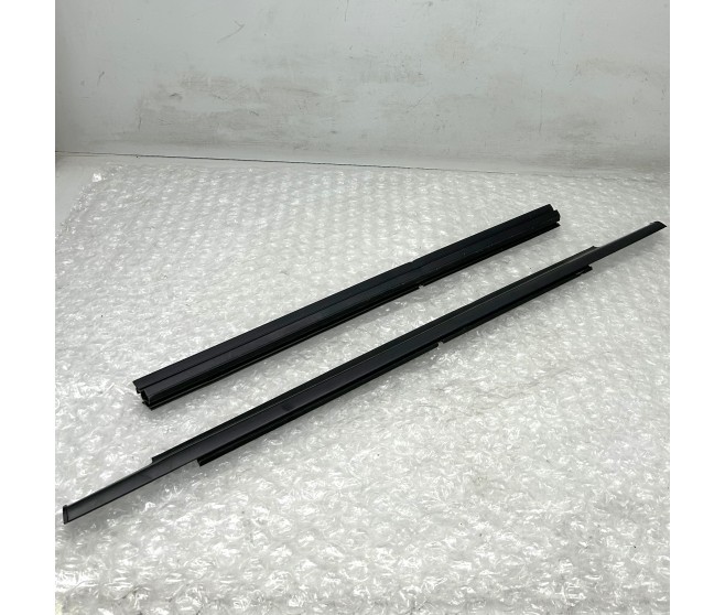WINDOW BELT LINE AND INNER WEATHER STRIP REAR LEFT FOR A MITSUBISHI CW0# - REAR DOOR PANEL & GLASS