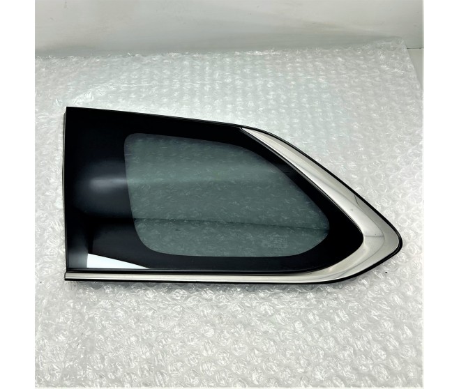 QUARTER GLASS REAR LEFT FOR A MITSUBISHI GF0# - QTR WINDOW GLASS & MOULDING