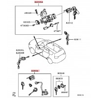 LOCK SET / ECU AND TRANSPONDER