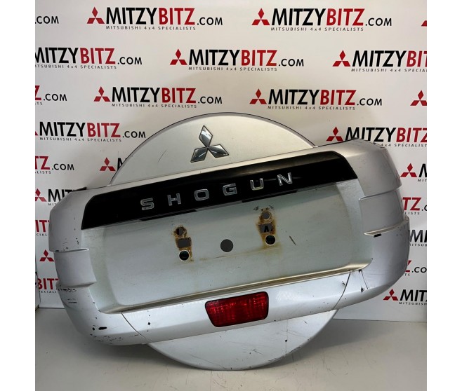 NUMBER PLATE HOLDER SPARE WHEEL COVER  FOR A MITSUBISHI V80# - NUMBER PLATE HOLDER SPARE WHEEL COVER 