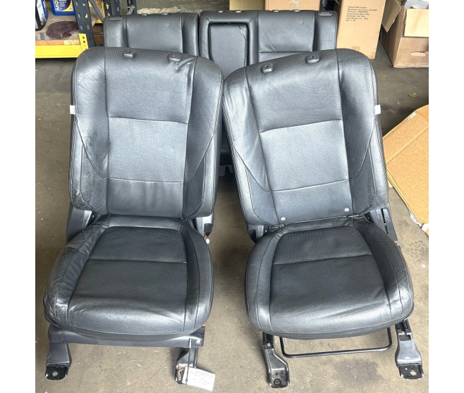 FRONT AND SECOND ROW ONLY LEATHER SEATS / SEE FULL DESCRIPTION FOR A MITSUBISHI SEAT - 