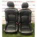 BLACK LEATHER INTERIOR SEATS FOR A MITSUBISHI CW0# - FRONT SEAT