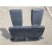 BLACK LEATHER 3RD ROW SEATS WITH HEAD RESTS FOR A MITSUBISHI V80,90# - THIRD SEAT