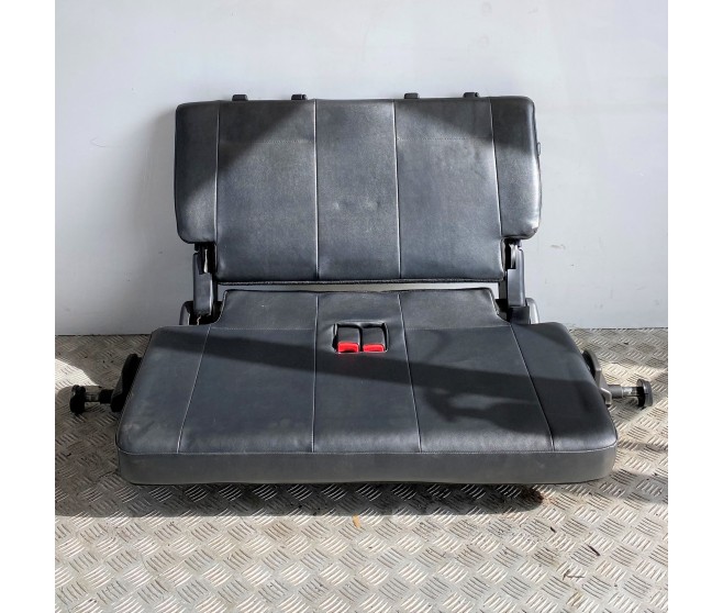 BLACK LEATHER 3RD ROW SEAT FOR A MITSUBISHI V80,90# - BLACK LEATHER 3RD ROW SEAT
