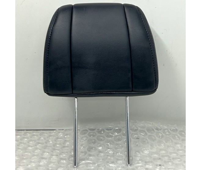 BLACK LEATHER FRONT HEAD REST FOR A MITSUBISHI SEAT - 