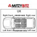 SEAT BELT REAR RIGHT FOR A MITSUBISHI K86W - 3000/2WD - LS(WIDE),5FM/T BRAZIL / 1999-06-01 - 2006-08-31 - 