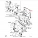 SEAT BELT THIRD ROW LEFT FOR A MITSUBISHI OUTLANDER - CW5W