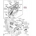 DOOR CARD TRIM FRONT RIGHT FOR A MITSUBISHI V98W - 3200D-TURBO/LONG WAGON<07M-> - GLX(NSS4/EURO4),5FM/T RHD / 2006-09-01 -> - DOOR CARD TRIM FRONT RIGHT