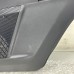 BLACK LEATHER DOOR CARD REAR RIGHT FOR A MITSUBISHI PAJERO - V98W