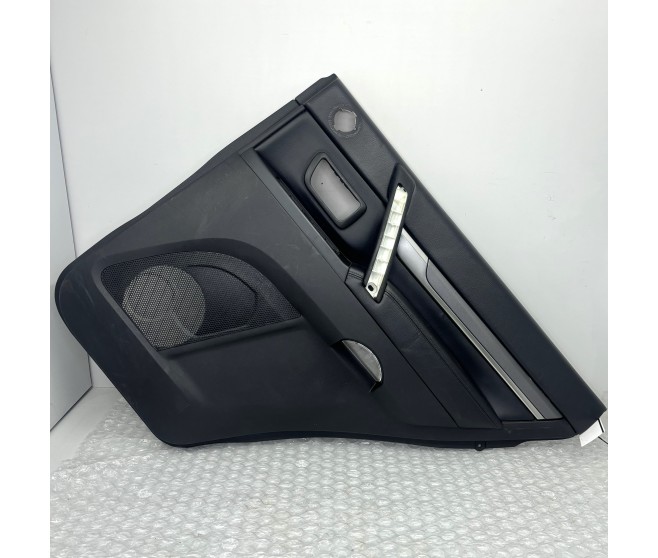 BLACK LEATHER DOOR CARD REAR RIGHT