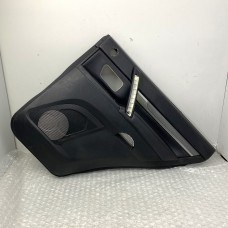 BLACK LEATHER DOOR CARD REAR RIGHT