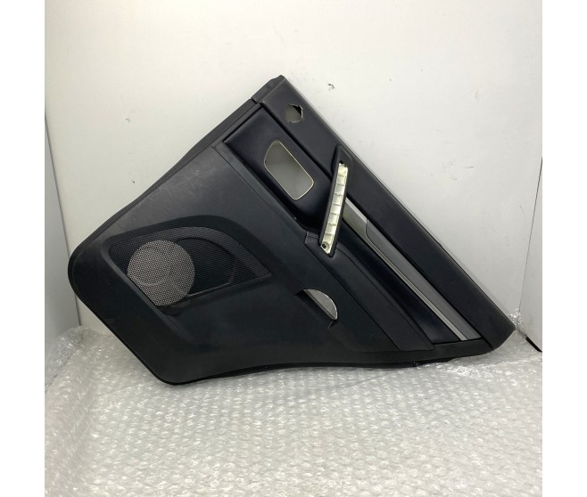 BLACK LEATHER DOOR CARD REAR RIGHT