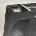 BLACK LEATHER DOOR CARD REAR RIGHT