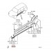 RIGHT SIDE SILL MOULDING FOR A MITSUBISHI V98V - 3200D-TURBO/LONG VAN<12M-> - GLX(NSS4/EURO6/DPF),5FA/T RHD / 2006-09-01 -> - RIGHT SIDE SILL MOULDING