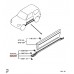 SILL MOULDING TRIM RIGHT FOR A MITSUBISHI V80# - SILL MOULDING TRIM RIGHT