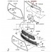 HEADLAMP SUPPORT UPPER PANEL COVER FOR A MITSUBISHI OUTLANDER - CW6W