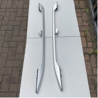 SILVER ROOF RAILS BARS - PAIR