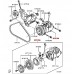 AIR CON COMPRESSOR PUMP FOR A MITSUBISHI PAJERO/MONTERO - V98W