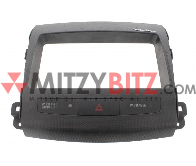 DASH TRIM HAZARD SWITCH CD PLAYER TRIM FOR A MITSUBISHI OUTLANDER - CW5W