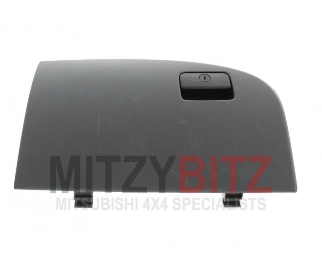 LOWER BOTTOM BLACK GLOVE BOX LID FOR A MITSUBISHI CW0# - LOWER BOTTOM BLACK GLOVE BOX LID