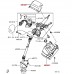 STEERING COLUMN COVER / UPPER AND LOWER FOR A MITSUBISHI ASX - GA7W