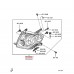 LEFT HEADLAMP FOR A MITSUBISHI V98W - 3200D-TURBO/LONG WAGON<07M-> - GLS(NSS4/EURO4/DPF),S5FA/T RHD / 2006-09-01 -> - LEFT HEADLAMP