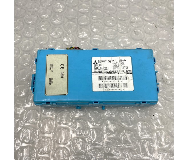 ETACS TIME AND ALARM CONTROL UNIT FOR A MITSUBISHI V98W - 3200D-TURBO/LONG WAGON<07M-> - GLX(NSS4/EURO4/LOW-PWR),5FM/T LHD / 2006-09-01 -> - ETACS TIME AND ALARM CONTROL UNIT