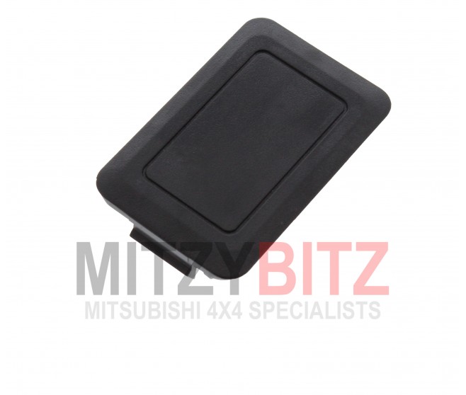BLACK BLANKING SWITCH DASH PANEL HOLE COVER FOR A MITSUBISHI P0-P4# - BLACK BLANKING SWITCH DASH PANEL HOLE COVER