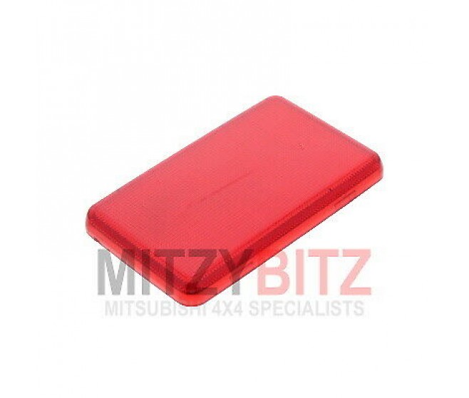 RED DOOR LAMP LENS COVER FOR A MITSUBISHI PAJERO - V73W