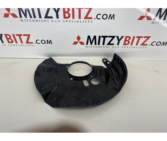 BRAKE DISC COVER PLATE - FRONT RIGHT FOR A MITSUBISHI BRAKE - 