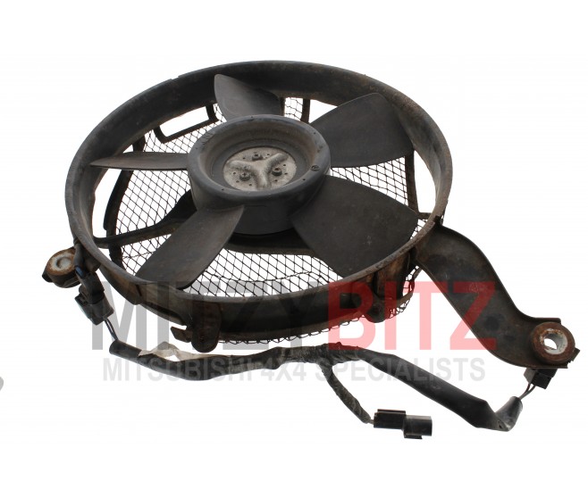 AIR CONDENSER FAN MOTOR AND SHROUD FOR A MITSUBISHI V30,40# - A/C CONDENSER, PIPING