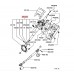 STEERING COLUMN AND STEERING LOCK CYLINDER FOR A MITSUBISHI PAJERO - V46V